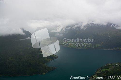 Image of View from Hoven Mountain, Nordfjord, Norway