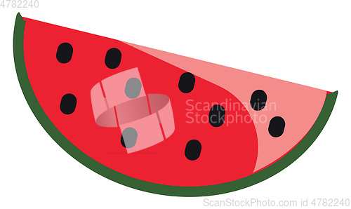 Image of Slice of watermelon loved by most of the people and generally co