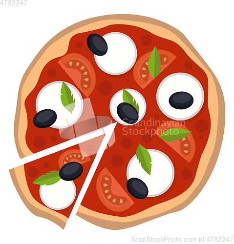 Image of Mozzarella pizzaPrint