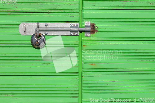 Image of old rusty lock