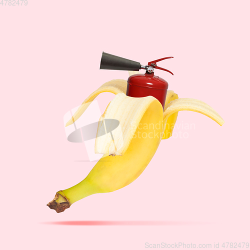 Image of Modern design. Contemporary art collage.