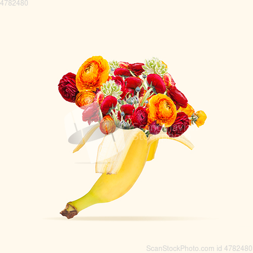 Image of Modern design. Contemporary art collage.