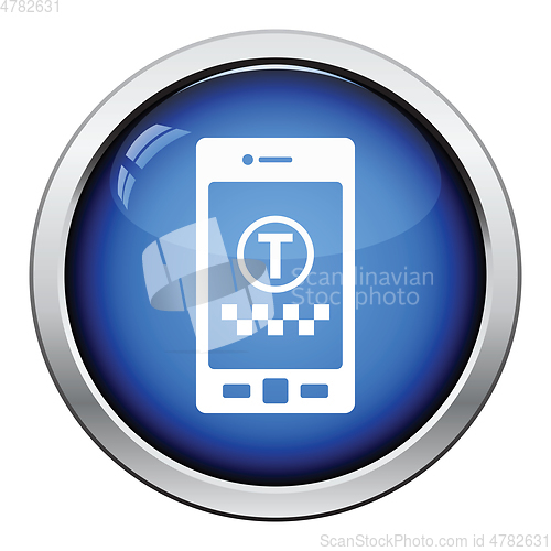 Image of Taxi service mobile application icon