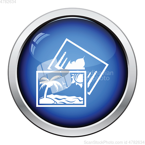 Image of Two travel photograph icon