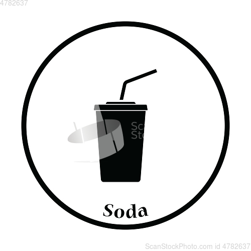 Image of Cinema soda drink icon