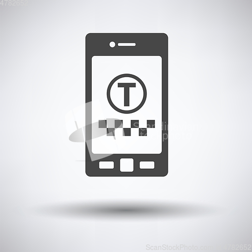 Image of Taxi service mobile application icon