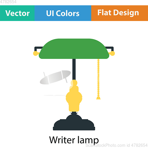 Image of Writer\'s lamp icon