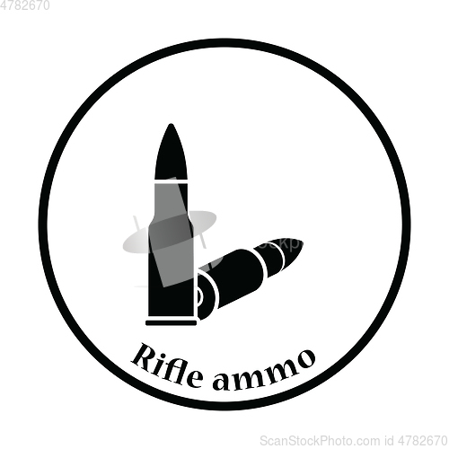 Image of Rifle ammo icon