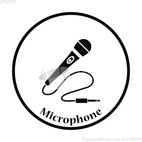 Image of Karaoke microphone  icon