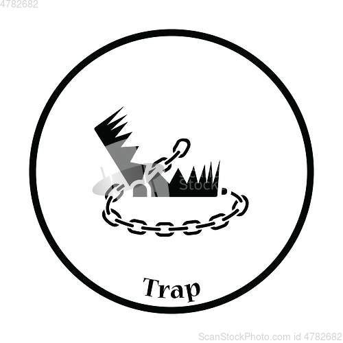 Image of Bear hunting trap  icon