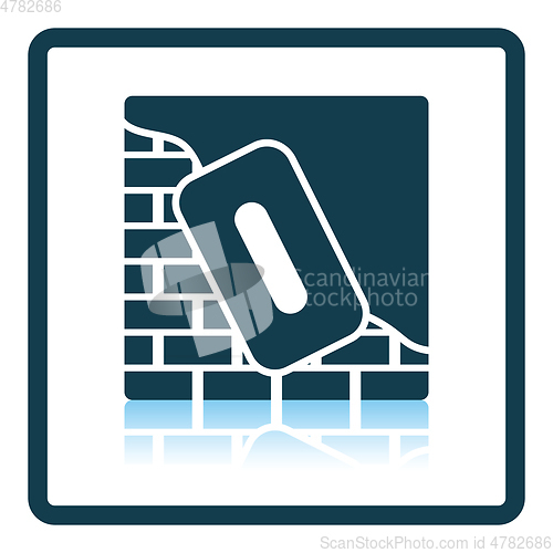 Image of Icon of plastered brick wall 