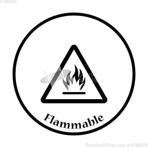 Image of Flammable icon