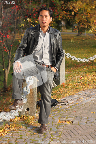 Image of Man in park