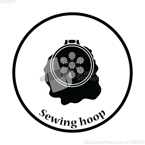 Image of Sewing hoop icon