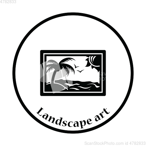 Image of Landscape art icon