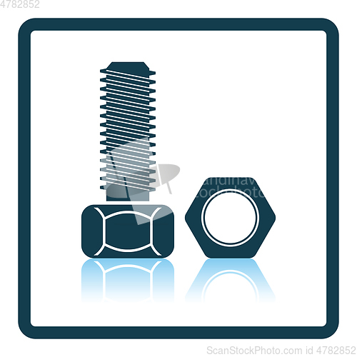 Image of Icon of bolt and nut