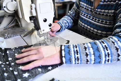 Image of Homemade Manufacturing Of Protective Trendy Medical Face Mask