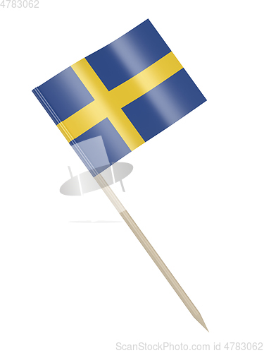 Image of Swedish flag toothpick