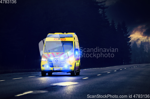 Image of Ambulance on Emergency Call