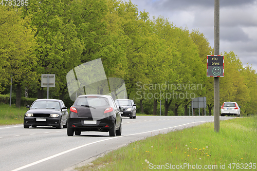 Image of Speed Monitoring Device For Legal Speed