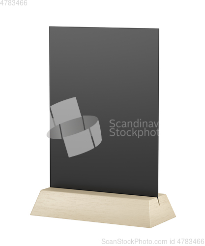 Image of Blank menu for restaurant, bar or cafe