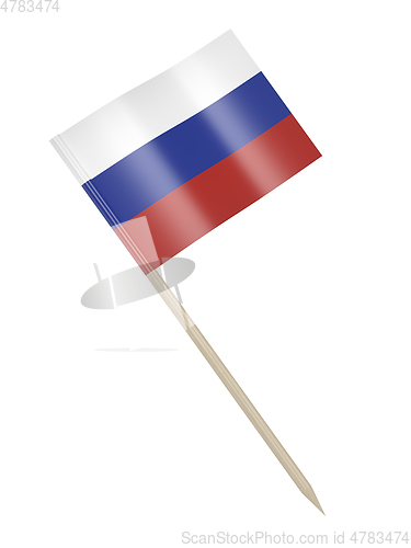 Image of Russian flag toothpick