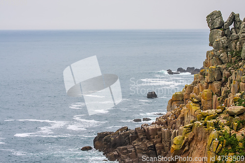 Image of cornwall rough coast
