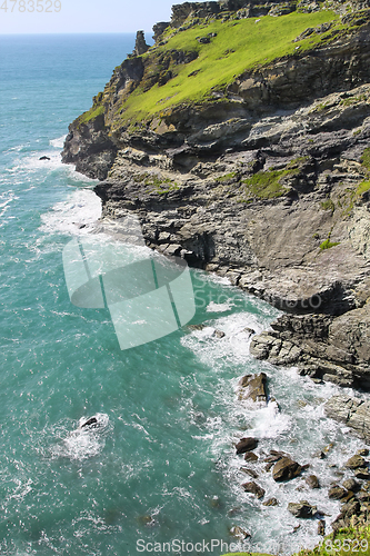 Image of cornwall rough coast