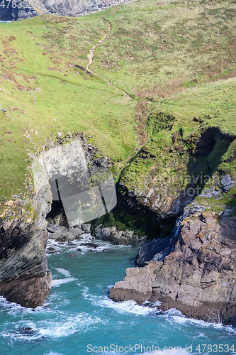 Image of cornwall rough coast