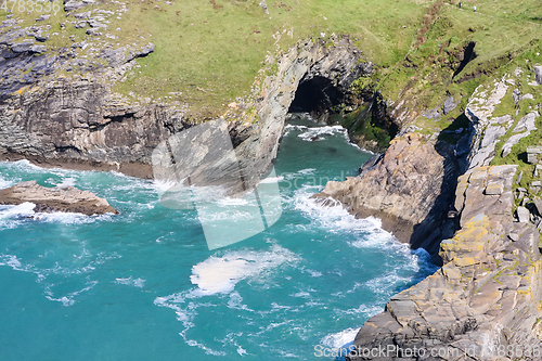 Image of cornwall rough coast