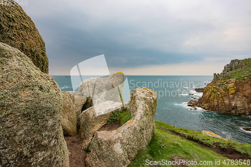 Image of cornwall rough coast