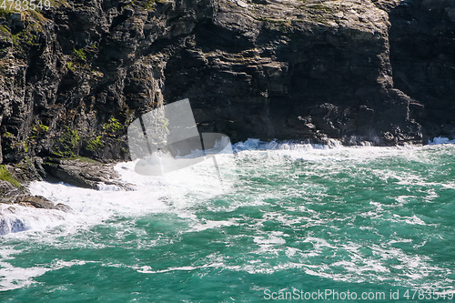 Image of cornwall rough coast