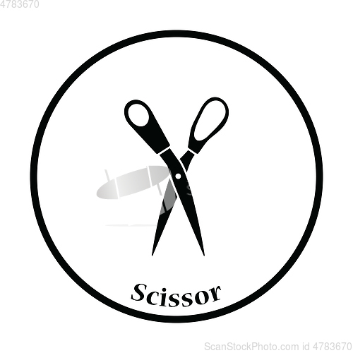 Image of Tailor scissor icon