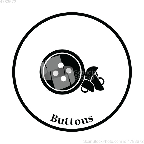 Image of Sewing buttons icon