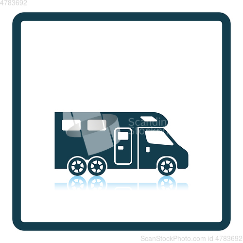 Image of Camping family caravan  icon