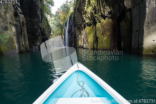 Image of Front of the yacht on the Takachiho