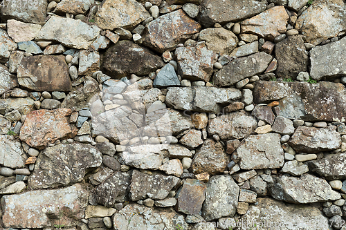 Image of Rock stone wall