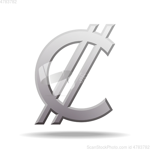 Image of Costa Rican and Salvadoran colon currency symbol