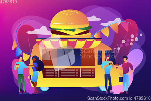 Image of Food festival concept vector illustration.