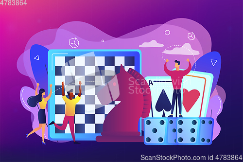 Image of Board game concept vector illustration.