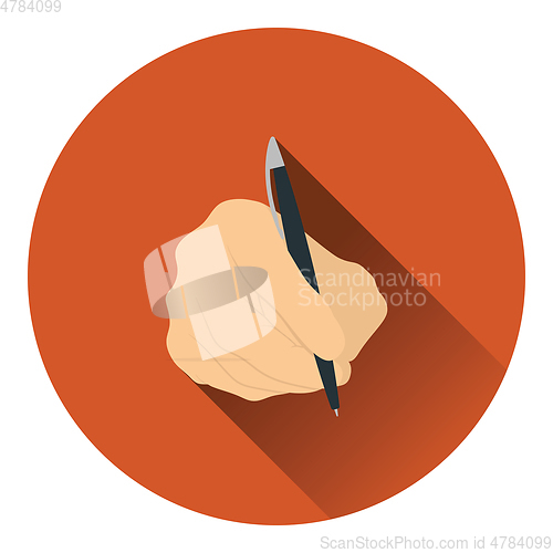 Image of Hand with pen icon