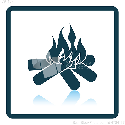 Image of Camping fire  icon