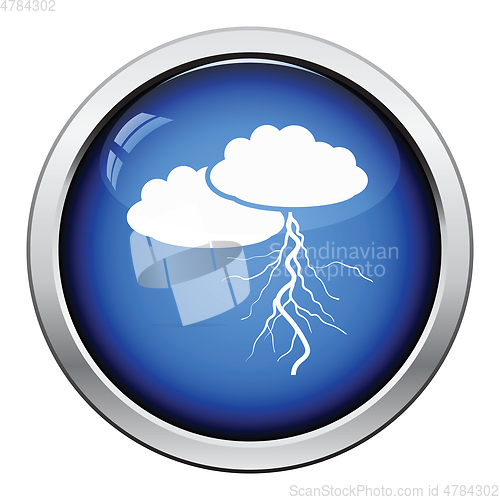 Image of Clouds and lightning icon