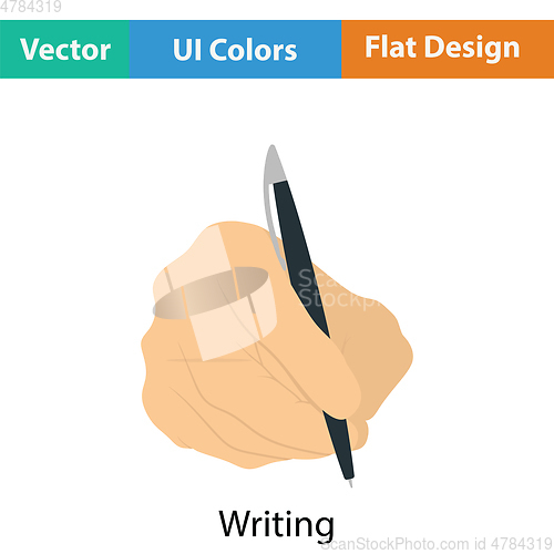 Image of Hand with pen icon