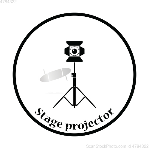 Image of Stage projector icon