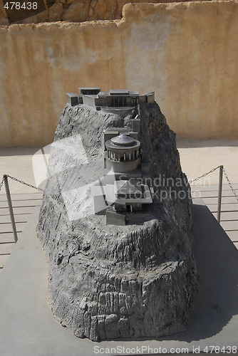 Image of Model of Masada fortress