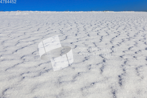 Image of winter landscape, a field