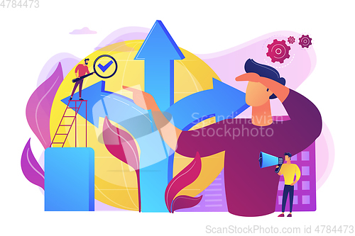 Image of Decision making concept vector illustration