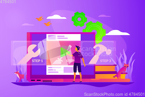 Image of How-to videos concept vector illustration.