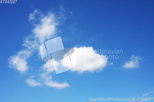 Image of blue sky texture